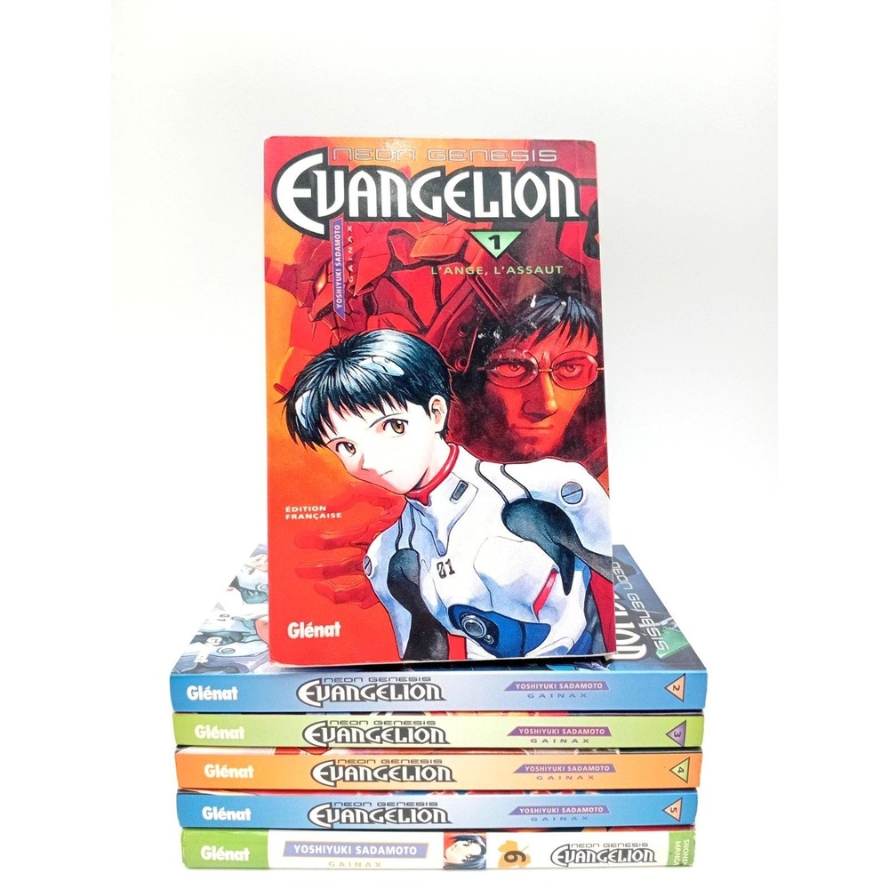 Neon Genesis Evangelion Manga Lot 1-6 French Glénat Yoshiyuki Sadamoto